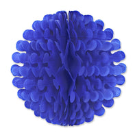 Tissue Flutter Party Ball - medium blue - Bulk/12 Flutter Balls