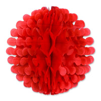 Tissue Flutter Party Ball - red - Bulk/12 Flutter Balls