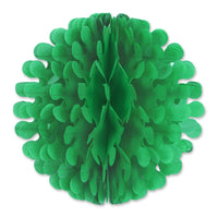 Tissue Flutter Party Ball - green - Bulk/12 Flutter Balls