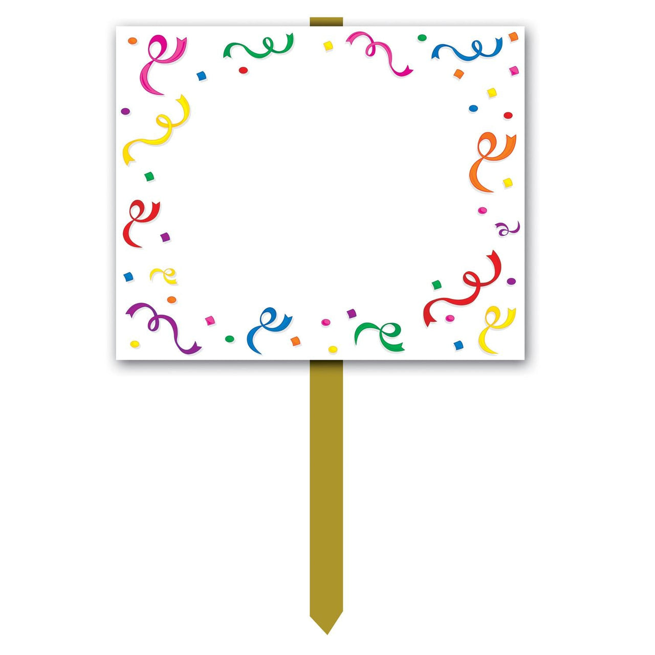 Blank Party Yard Sign - Bulk 6 Pack