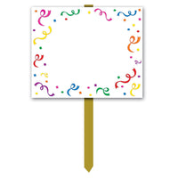 Blank Party Yard Sign - Bulk 6 Pack