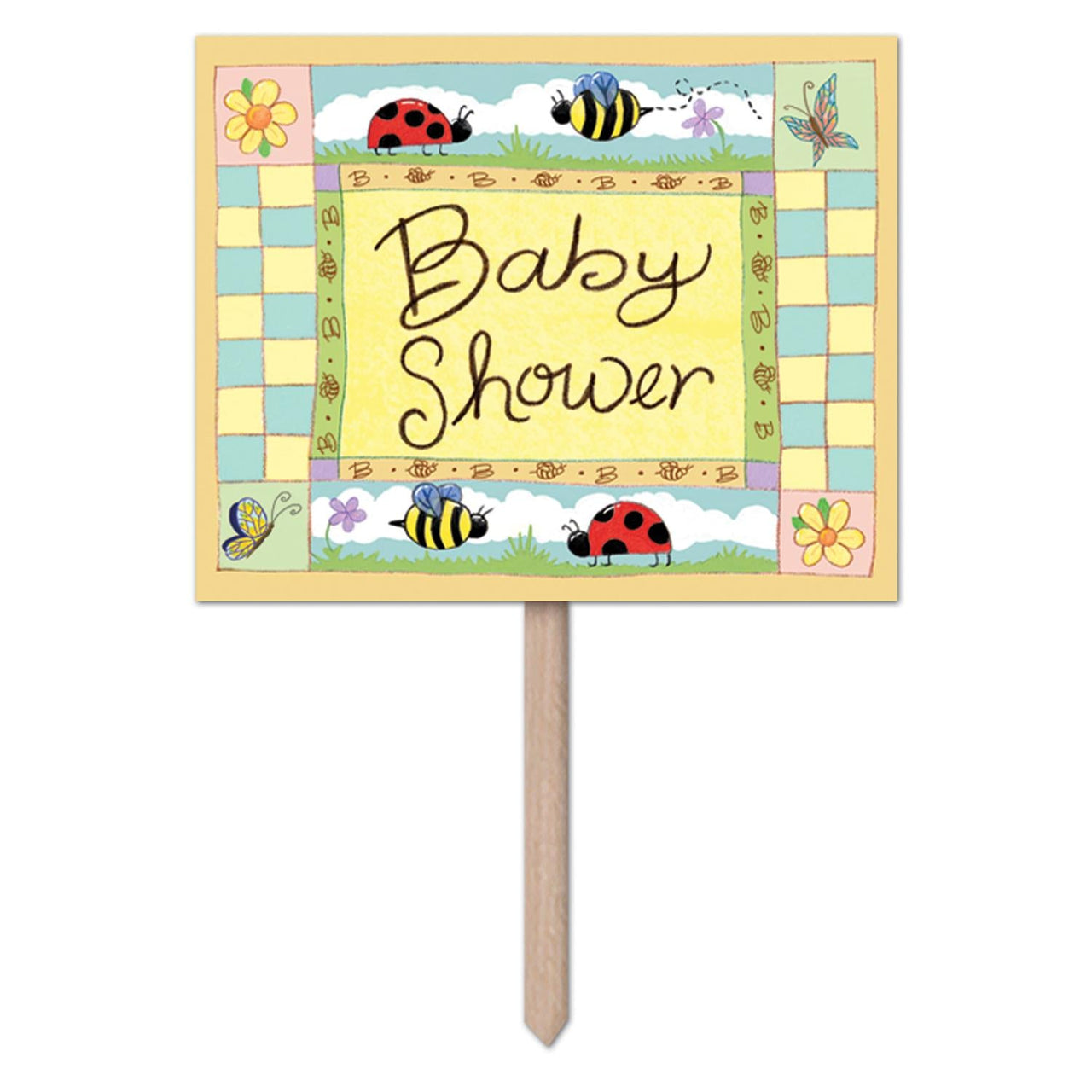 B Is For Baby Yard Sign - Bulk 6 Pack