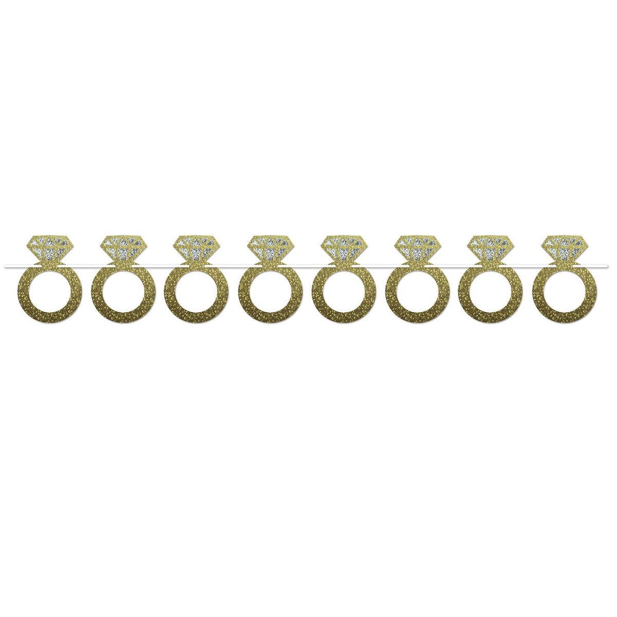 Bulk 12 Pack Beistle Diamond Rings Wedding Party Streamer ...