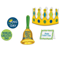 5 Piece Father's Day King For A Day Kit - Bulk/6 Kits