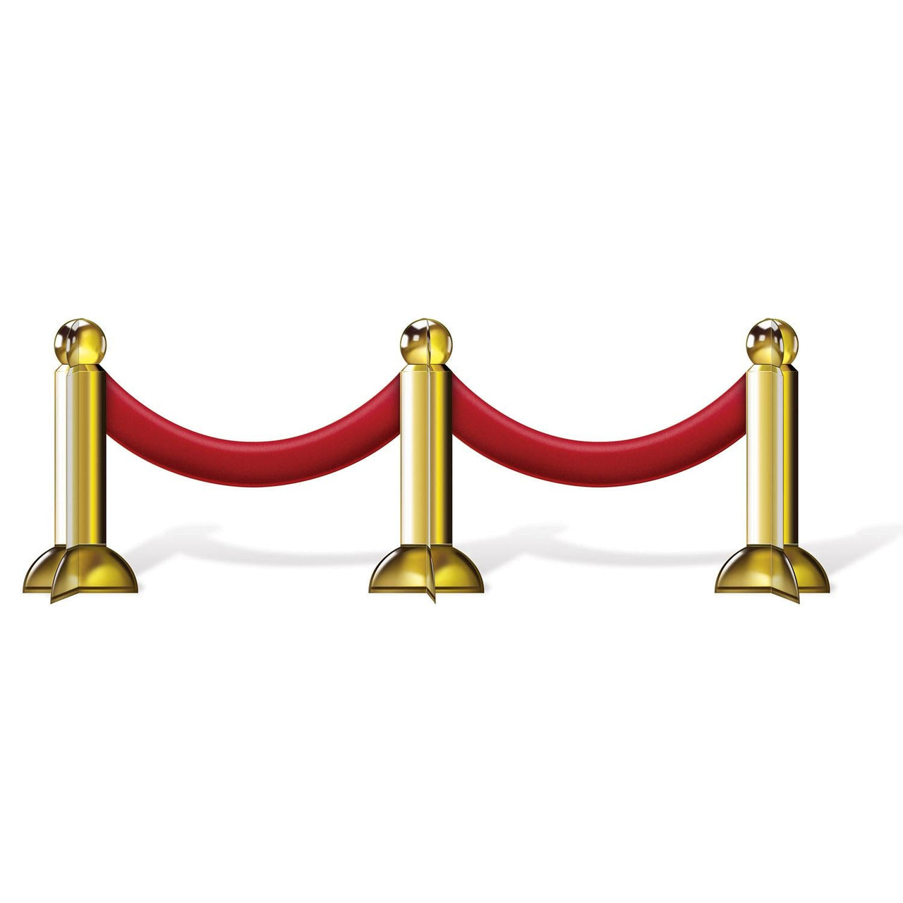 3-D Stanchion Party Centerpiece - Bulk 12 Pack