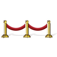 3-D Stanchion Party Centerpiece - Bulk 12 Pack