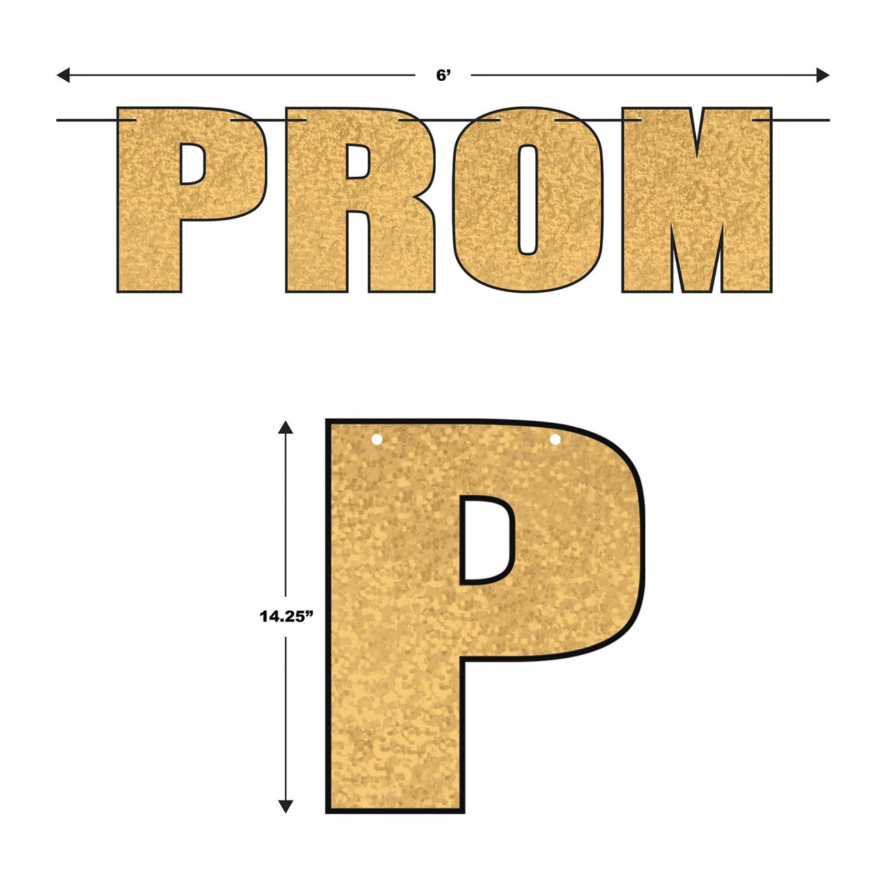 Prom Streamers Bulk 12 Pack Prom Party Streamer- Gold | Beistle – PartyDecorations.com