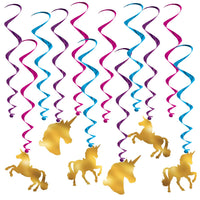 Unicorn Party Whirls - Bulk 72 Pack