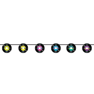 Records Party Streamer - Bulk 12 Pack