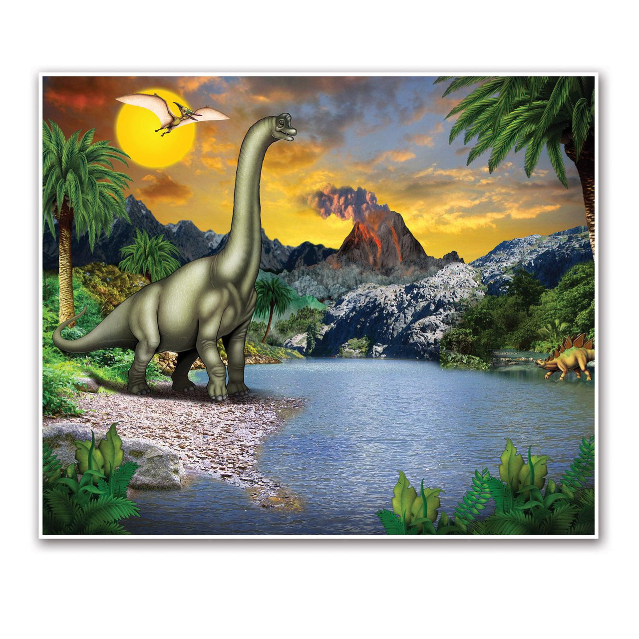 Dinosaur Party Insta-Mural Decoration - Bulk/6 Murals