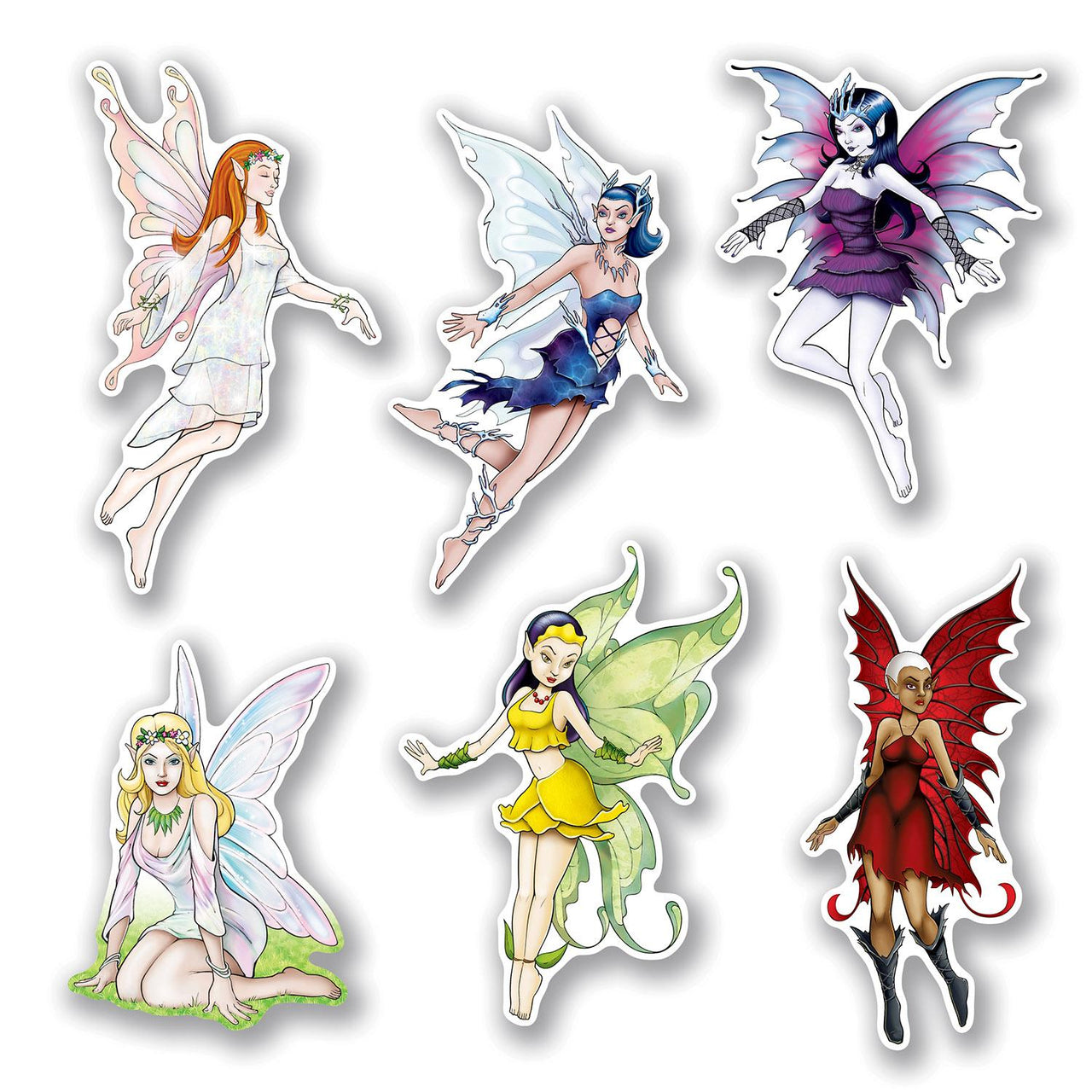 Fairy Party Cutouts - Bulk 72 Pack