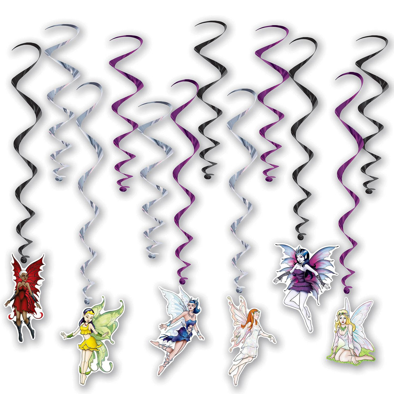 Fairy Party Whirls - Bulk 72 Pack
