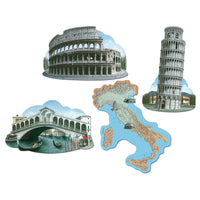 Italian Party Cutouts - Bulk 48 Pack