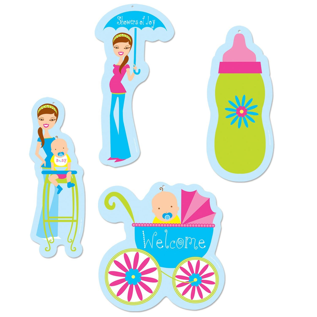 Showers Of Joy Cutouts - Bulk 48 Pack