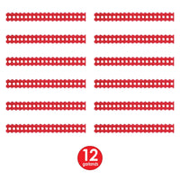 Party Decorations - Arcade Garland - red