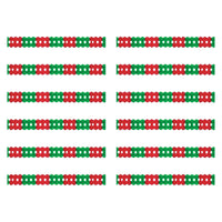 Christmas Arcade Garland - red & green