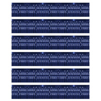 1-Ply Metallic Fringe Drape - blue