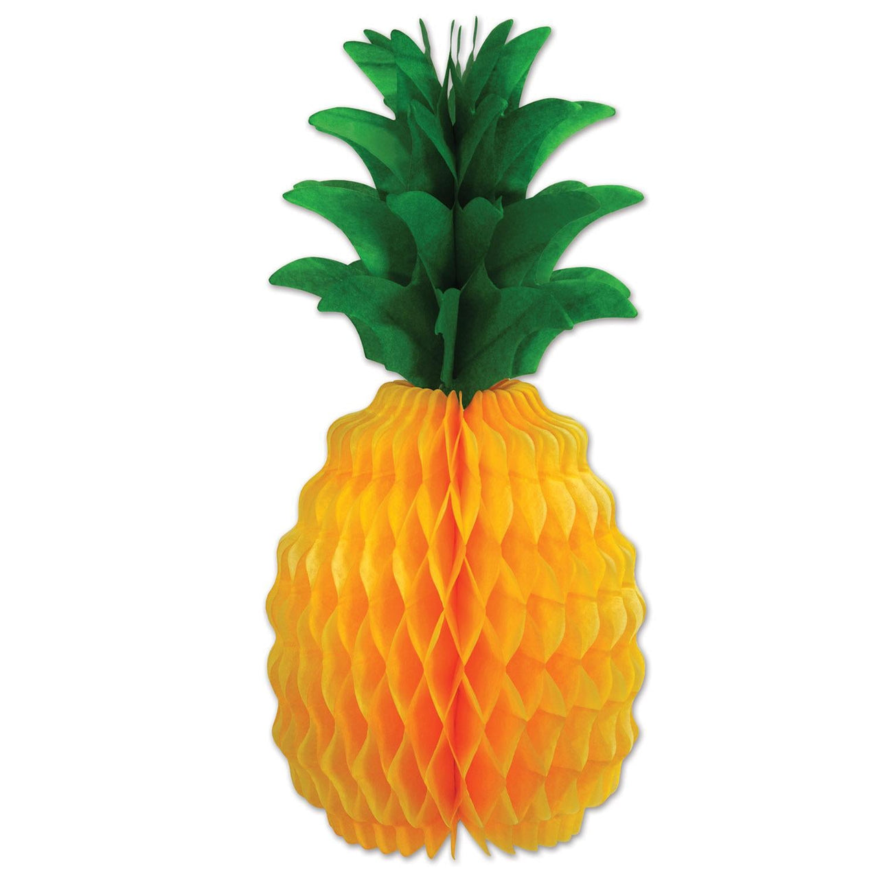 20 Inch- Luau Party Tissue Pineapple - Bulk/12 Tissue Pineapples