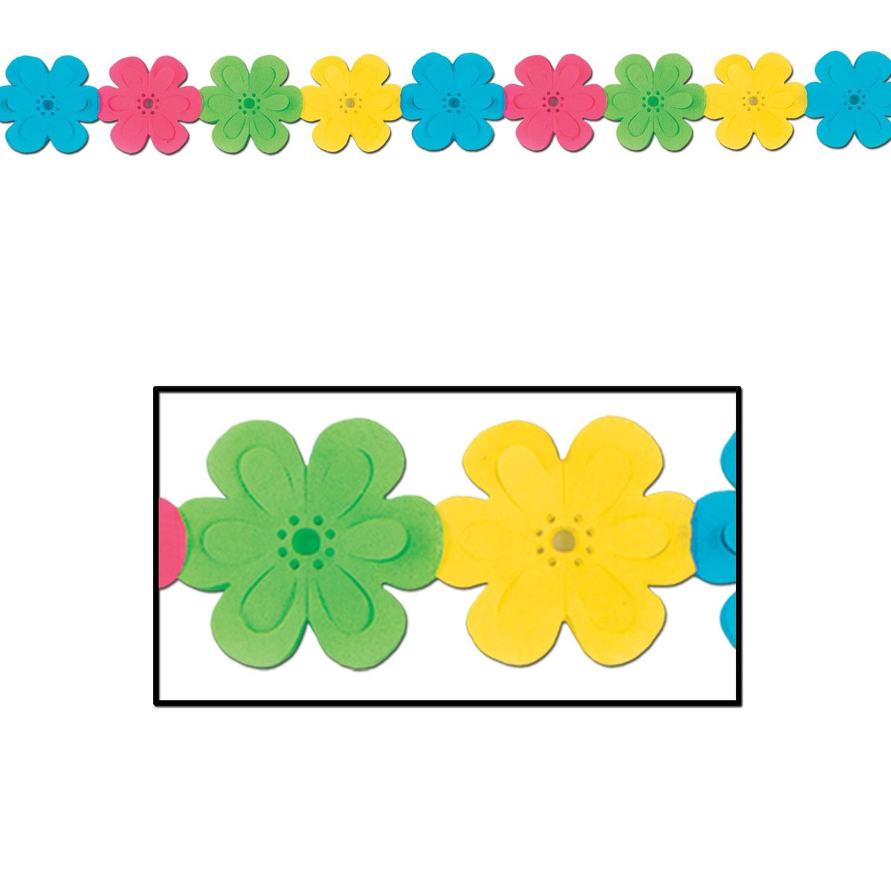 Flower Party Garland - Bulk 12 Pack