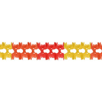 Thanksgiving Pageant Garland - golden-yellow - orange - red - Bulk 12 Pack