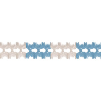 Party Pageant Garland - Light blue/white - Bulk 12 Pack