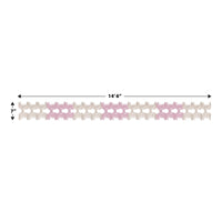 Party Decorations - Pageant Garland - pink & white