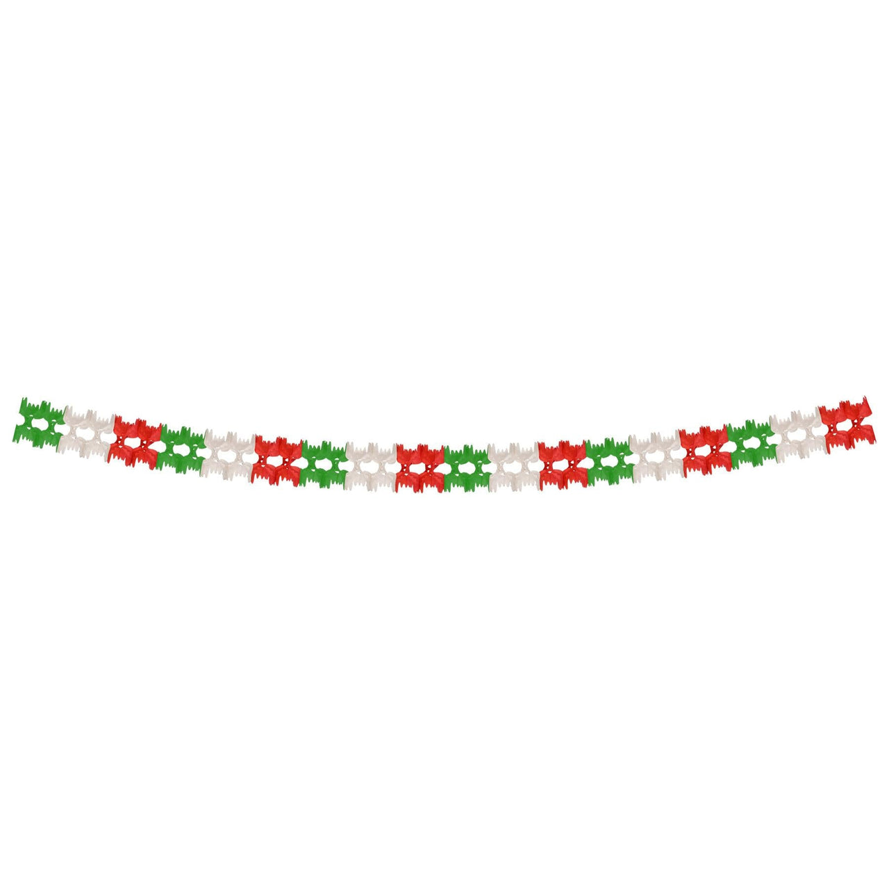 Pageant Garland - red, white, green 