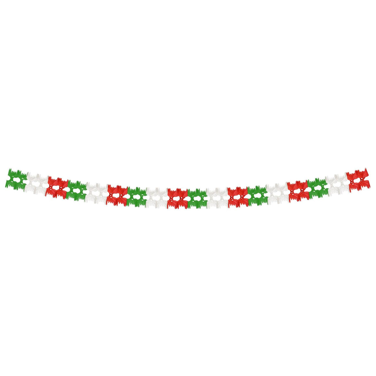 Bulk Pageant Garland red, white, green (Case of 12) by Beistle