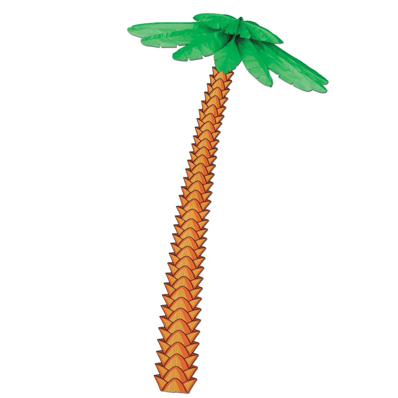 Luau Party Jointed Palm Tree with Tissue Fronds - Bulk 12 Pack