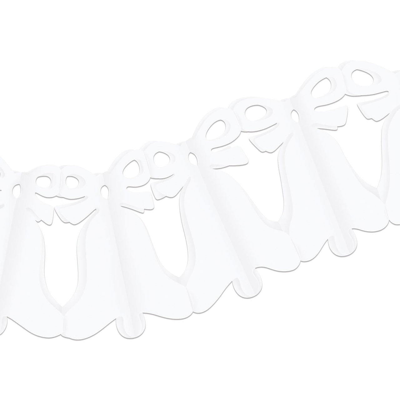 Westminster Bell Garland - white - Bulk 12 Pack