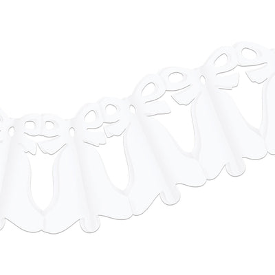 Westminster Bell Garland - white - Bulk 12 Pack