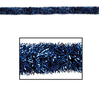 100 ft Christmas Blue Tinsel Garland Decoration