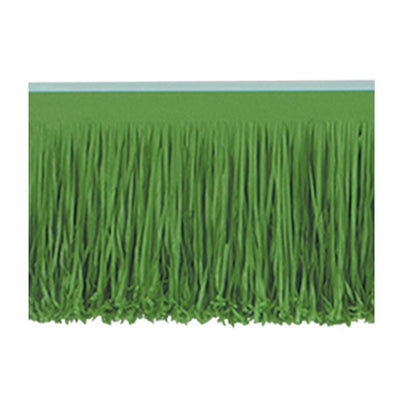 6-Ply Party Tissue Fringe Drape - green - Bulk/12 Drapes
