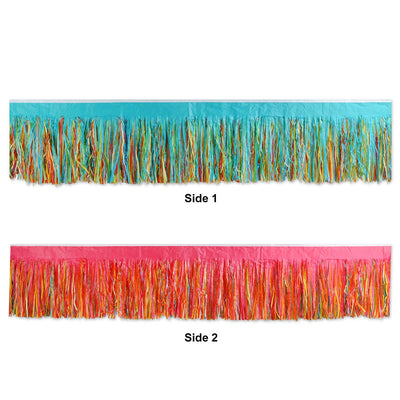 6-Ply Party Tissue Fringe Drape - multi-color - Bulk/12 Drapes