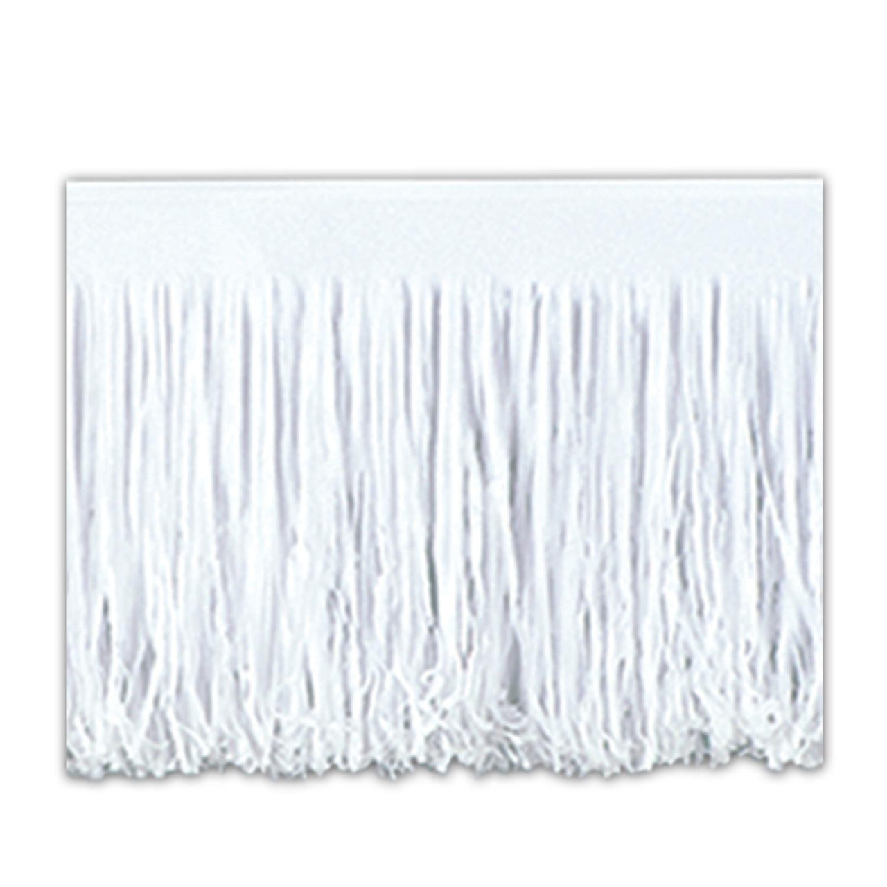 6-Ply Tissue Party Fringe Drape - white - Bulk/12 Drapes