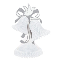 Tissue Wedding Bell Centerpiece - Bulk 12 Pack
