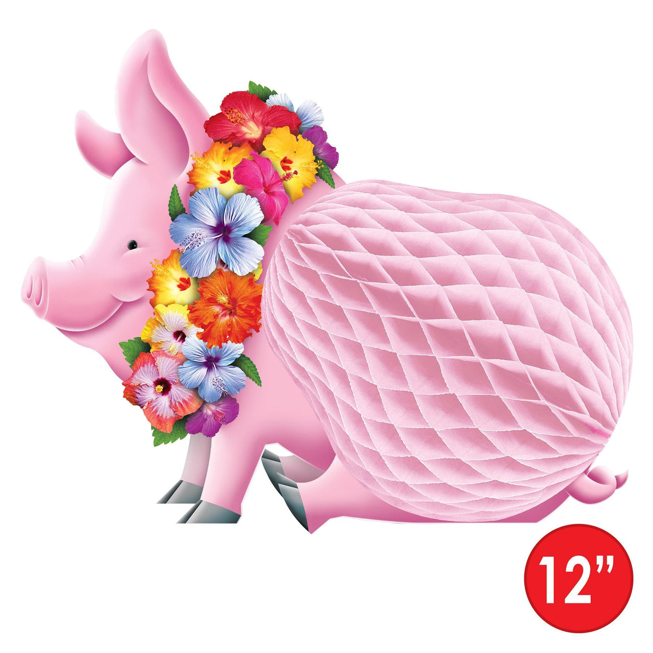 Bulk Luau Party Pig Centerpiece (Case of 12) by Beistle