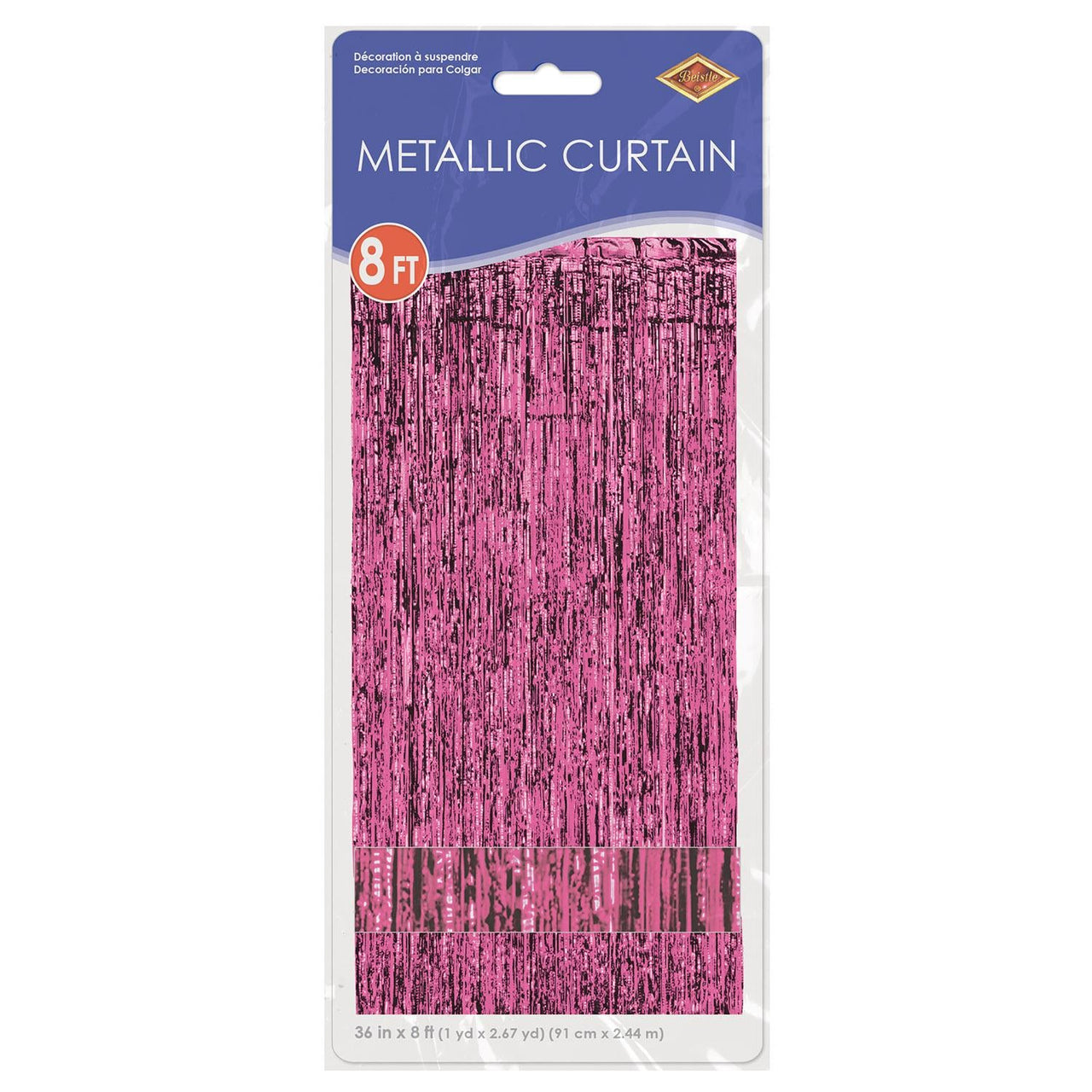 1-Ply Gleam 'N Curtain cerise (Case of 6)