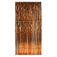 1-Ply Gleam 'N Party Curtain - orange - Bulk 6 Pack