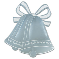 Foil Wedding Bell Silhouette - Bulk 24 Pack
