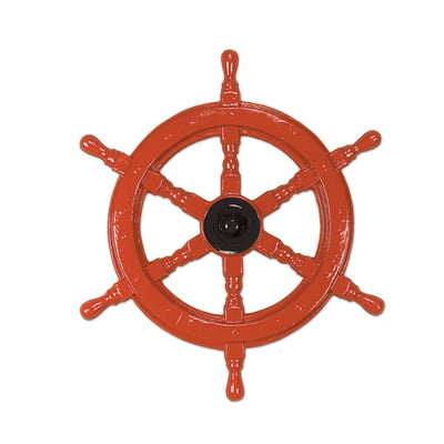 Nautical Party Plastic Ship's Helm - Bulk 24 Pack
