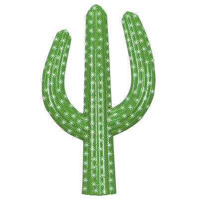 Western Party Plastic Cactus - Bulk 24 Pack