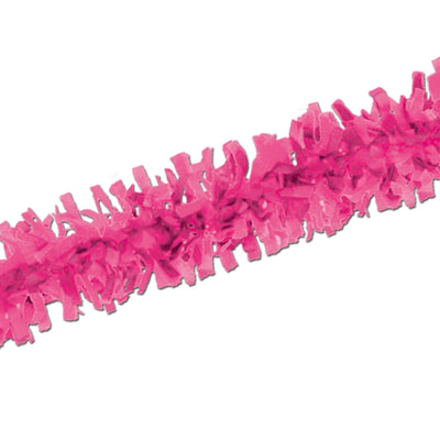 Tissue Party Festooning - cerise - Bulk 24 Pack