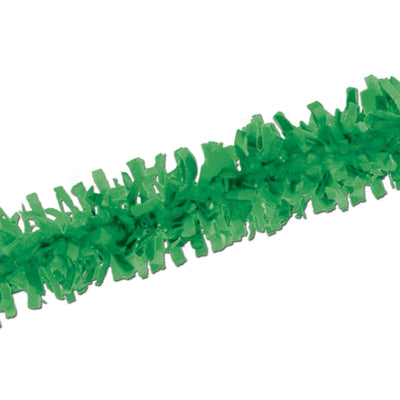 Tissue Party Festooning - green - Bulk 24 Pack