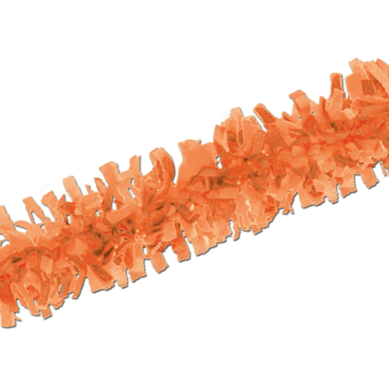 Tissue Party Festooning - orange - Bulk 24 Pack
