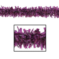 Tissue Party Festooning - purple - Bulk 24 Pack