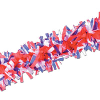 Tissue Festooning Party Decor - red - white - blue - Bulk 24 Pack