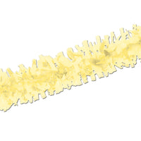 Tissue Party Festooning - yellow - Bulk 24 Pack
