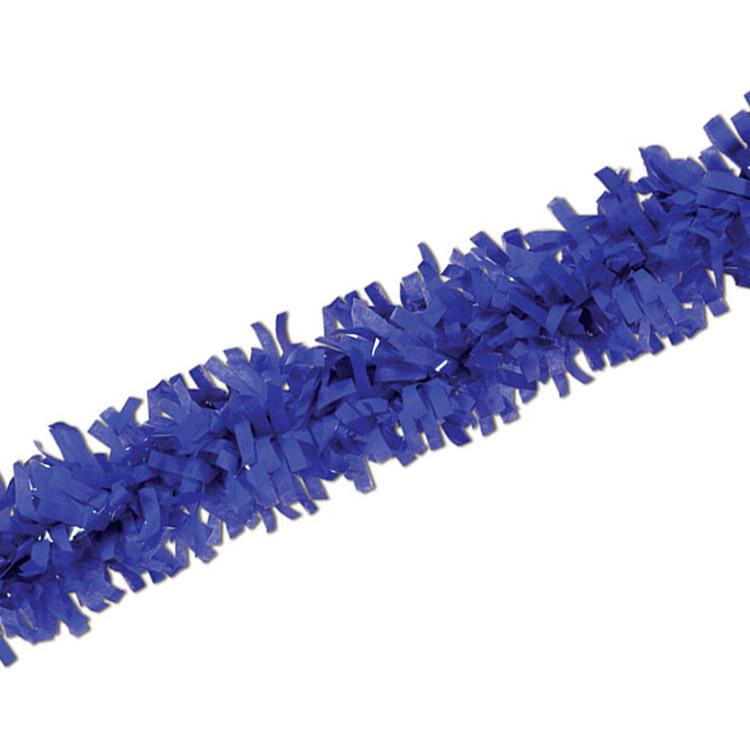 Pkgd Tissue Party Festooning - blue - Bulk/12 Pieces