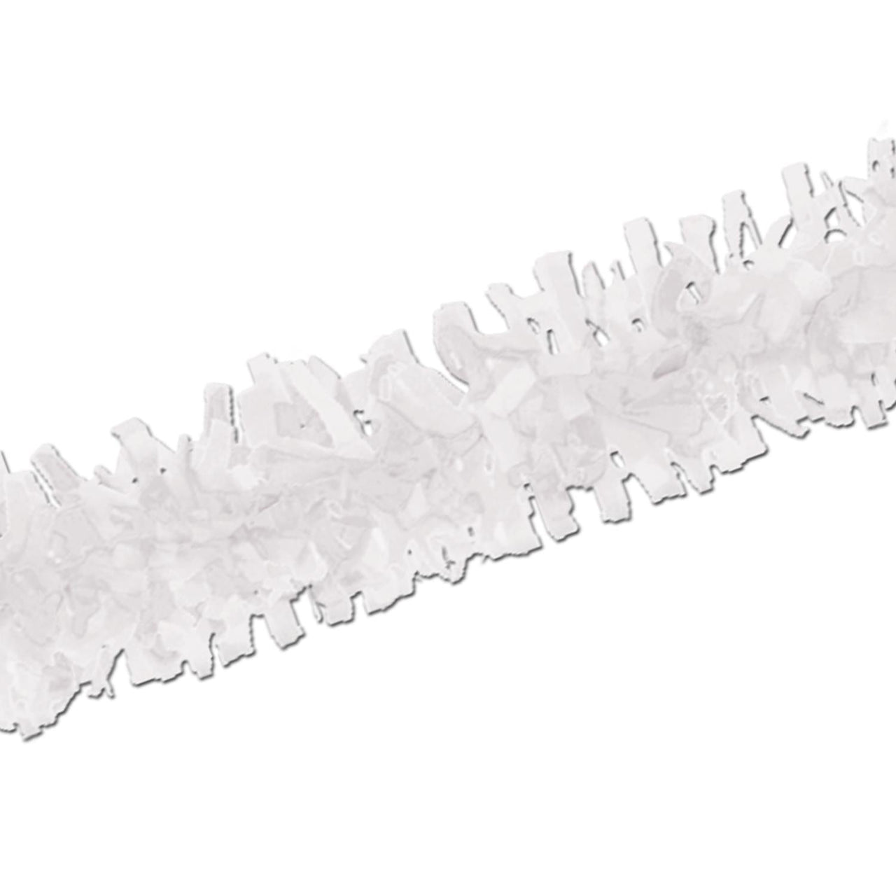 Pkgd Tissue Party Festooning - white - Bulk/12 Pieces